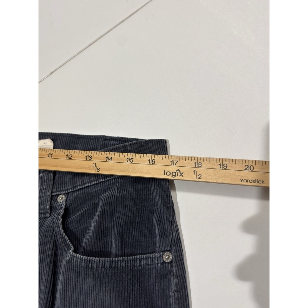 Vintage Levi's L2 Corduroy Pants Baggy Wide Leg Loose 33x34 Made in USA 90s Blue - Picture 9 of 12